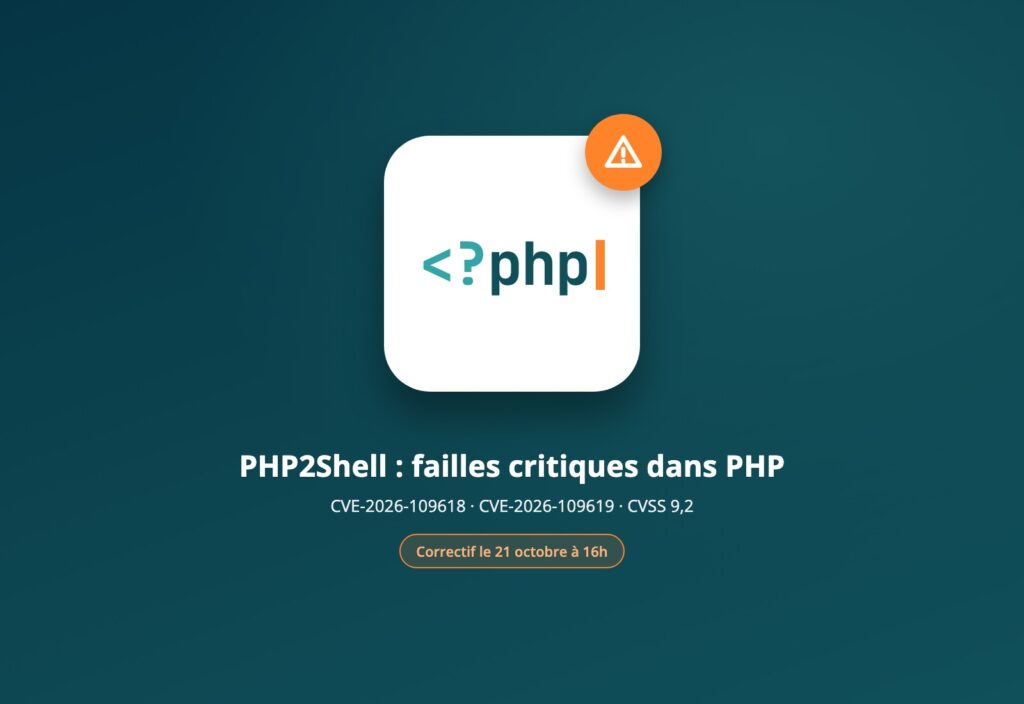 PHP2Shell : failles critiques dans PHP, CVE-2026-109618 et CVE-2026-109619
